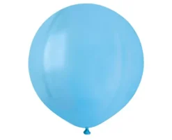 Balon Gemar jednokolorowy 19 cali 50 szt. Błękitny