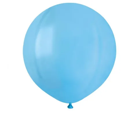 Balon Gemar jednokolorowy 19 cali 50 szt. Błękitny