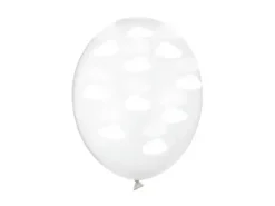 Balon gumowy Chmurki Crystal Clear 30 cm 1 szt.