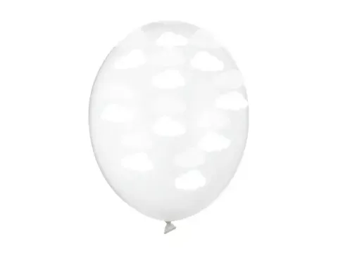 Balon gumowy Chmurki Crystal Clear 30 cm 1 szt.