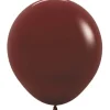 Balon lateksowy 18 cali Sempertex Solid 1 szt. Merlot