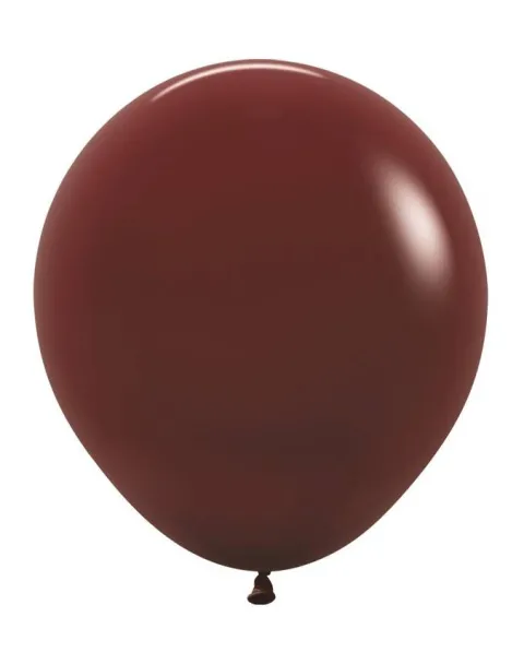 Balon lateksowy 18 cali Sempertex Solid 1 szt. Merlot