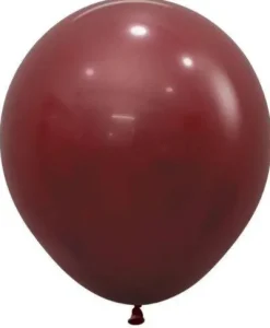 Balon lateksowy 18 cali Sempertex Solid 1 szt. Merlot