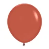 Balon lateksowy 18 cali Sempertex Solid 1 szt. Terracotta