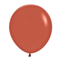 Balon lateksowy 18 cali Sempertex Solid 1 szt. Terracotta