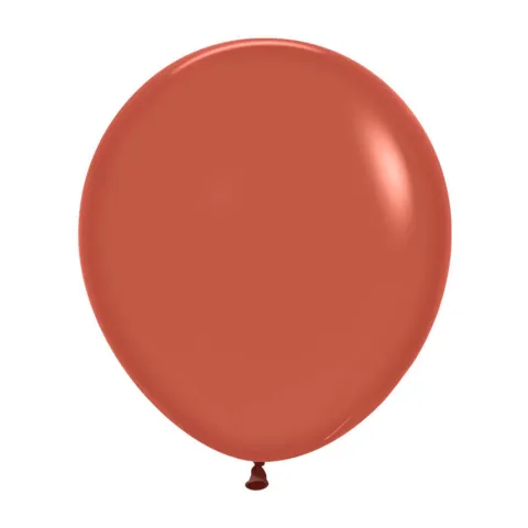 Balon lateksowy 18 cali Sempertex Solid 1 szt. Terracotta
