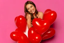 Balon lateksowy SERCE CZERWONE Everts Decor Amscan 12 cali 1 szt.