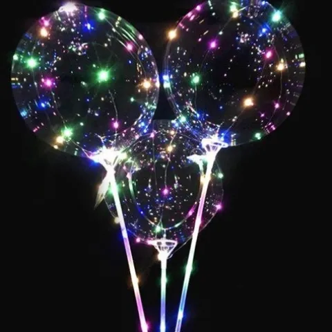 Balon LEDOWY 1 szt (balon + LED + patyczek)