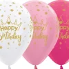 Balon Sempertex Happy Birthday korona 12 cali 1 szt. mix