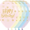 Balon Sempertex Happy Birthday Sun Pastel 12 cali 1 szt. mix