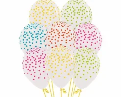 Balon Sempertex Konfetti Zielone 1 szt