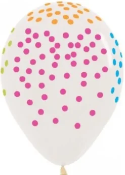 Balon Sempertex Neonowe Konfetti- 1 sztuka