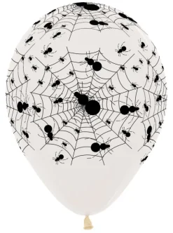 Balon Sempertex Pajęczyna Spiderweb Transparentny 1 szt.