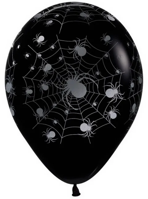 Balon Sempertex Pajęczyna Spider metalizowany 1 szt.