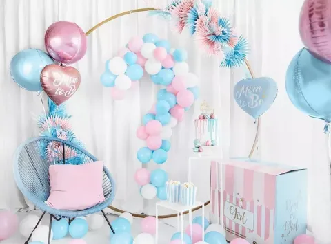 Balon Strong jednokolorowy 5 cali 100 szt. Pastel Baby Pink