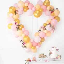 Balon Strong jednokolorowy 5 cali 100 szt. Pastel Baby Pink