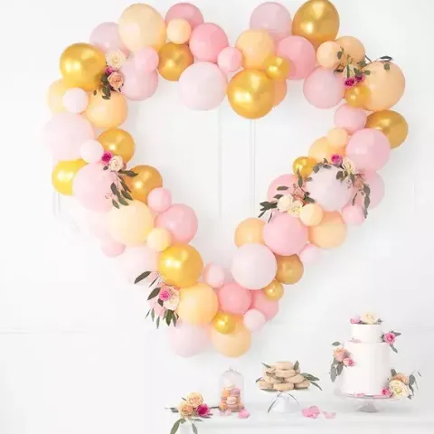 Balon Strong jednokolorowy 5 cali 100 szt. Pastel Baby Pink
