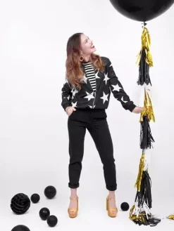 Balon Strong jednokolorowy 5 cali 100 szt. Pastel Black