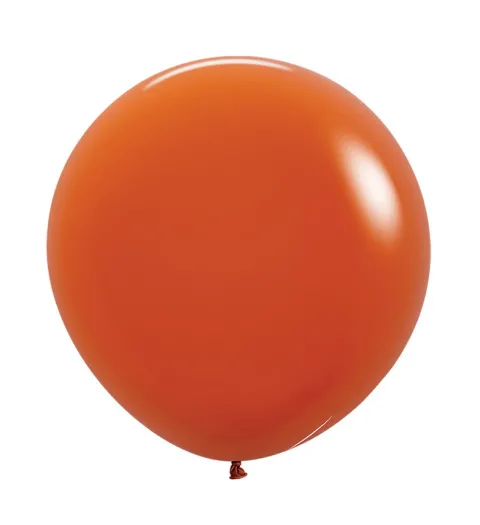 Balon 24 cale Sempertex Solid 1 szt. Sunset Orange