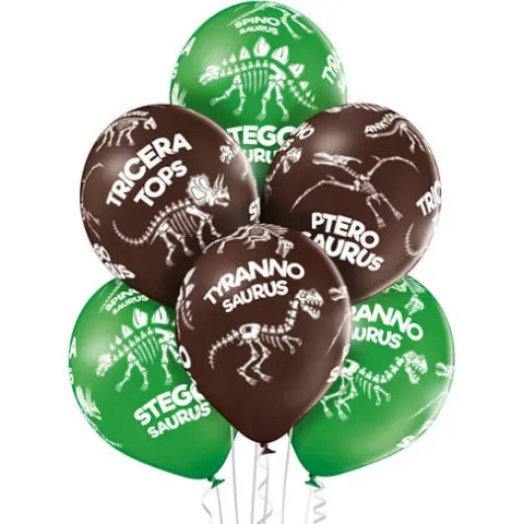 Balon Dinozaury szkielety 12 cali 1 szt.