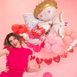 Balon foliowy Amorek Love 91 x 81,5cm