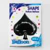 Balon foliowy Casino Spade Pik, Wino rozmiar 34 cale
