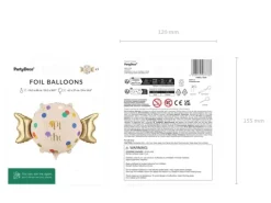 Balon foliowy Cukierek Happy Birthday, 61x37 cm