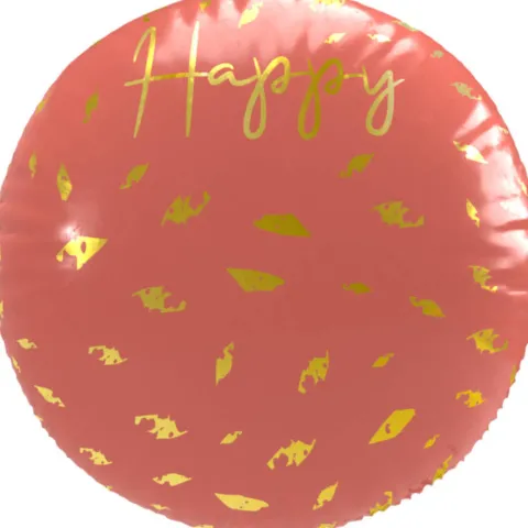 Balon Foliowy Happy B-Day 3D trójwymiarowy 56 cm