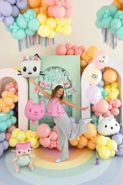 Balon foliowy Koci Domek Gabi Panduś 65 x 57 cm