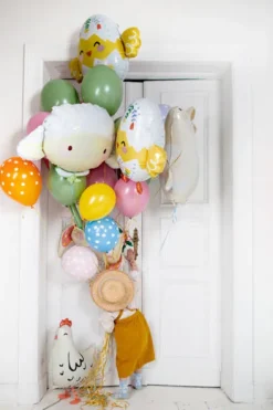 Balon foliowy Kura kurka farma 48x60 cm