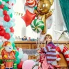 Balon foliowy laska cukrowa 35 cm 5 szt. mix
