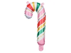 Balon foliowy laska cukrowa 35 cm 5 szt. mix