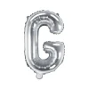 BALON foliowy Litera G 35 cm na POWIETRZE