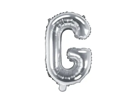 BALON foliowy Litera G 35 cm na POWIETRZE