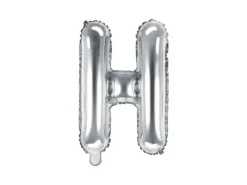 BALON foliowy Litera H 35 cm na POWIETRZE