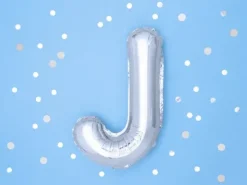 BALON foliowy Litera J 35 cm na POWIETRZE