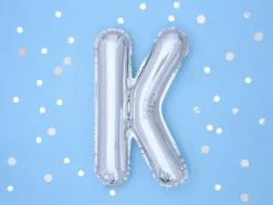 BALON foliowy Litera K 35 cm na POWIETRZE