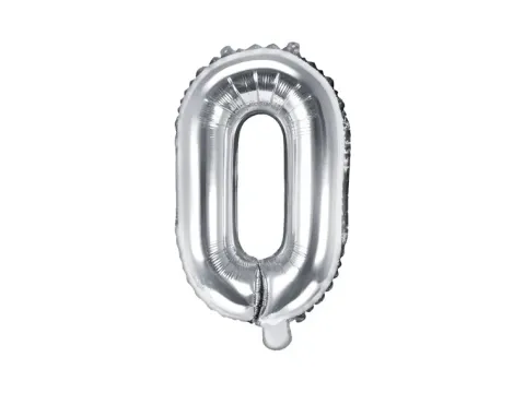 BALON foliowy Litera O 35 cm na POWIETRZE