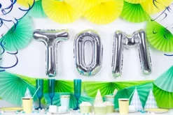 BALON foliowy Litera O 35 cm na POWIETRZE