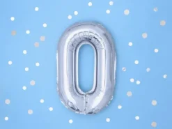 BALON foliowy Litera O 35 cm na POWIETRZE