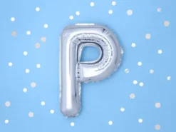 BALON foliowy Litera P 35 cm na POWIETRZE