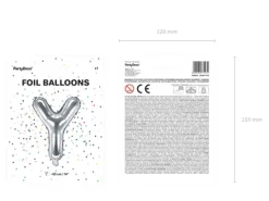 BALON foliowy Litera Y 35 cm na POWIETRZE