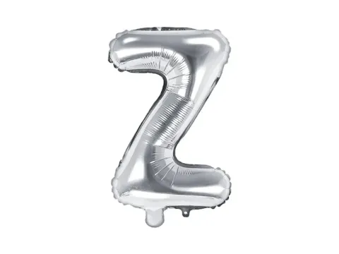 BALON foliowy Litera Z 35 cm na POWIETRZE