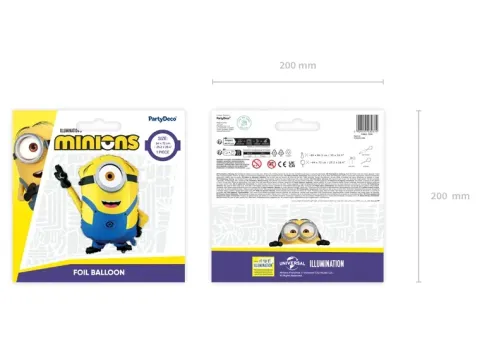 Balon foliowy Minionek MEL 72x64 cm