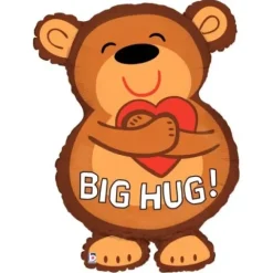Balon foliowy Miś z sercem BIG HUG na Walentynki 28 cali