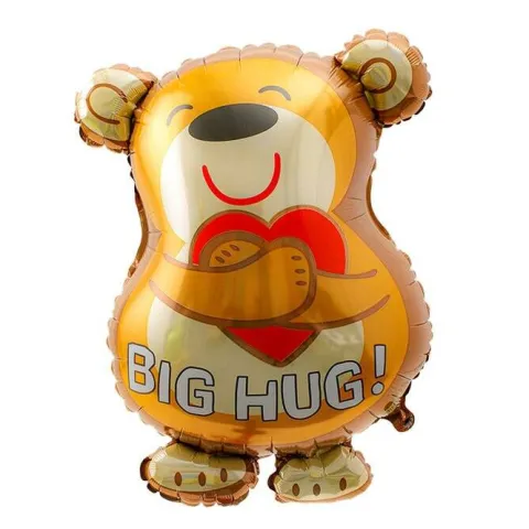 Balon foliowy Miś z sercem BIG HUG na Walentynki 28 cali