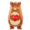 Balon foliowy Miś z sercem Love 48x79cm