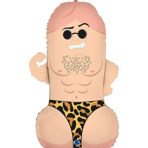 Balon foliowy Mr D..k wieczór panieński 36" 91 cm
