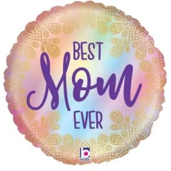 Balon foliowy na Dzień Mamy Best Mom Ever 53 cm