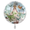 Balon foliowy okragły Dinozaury 18 cali 43 cm